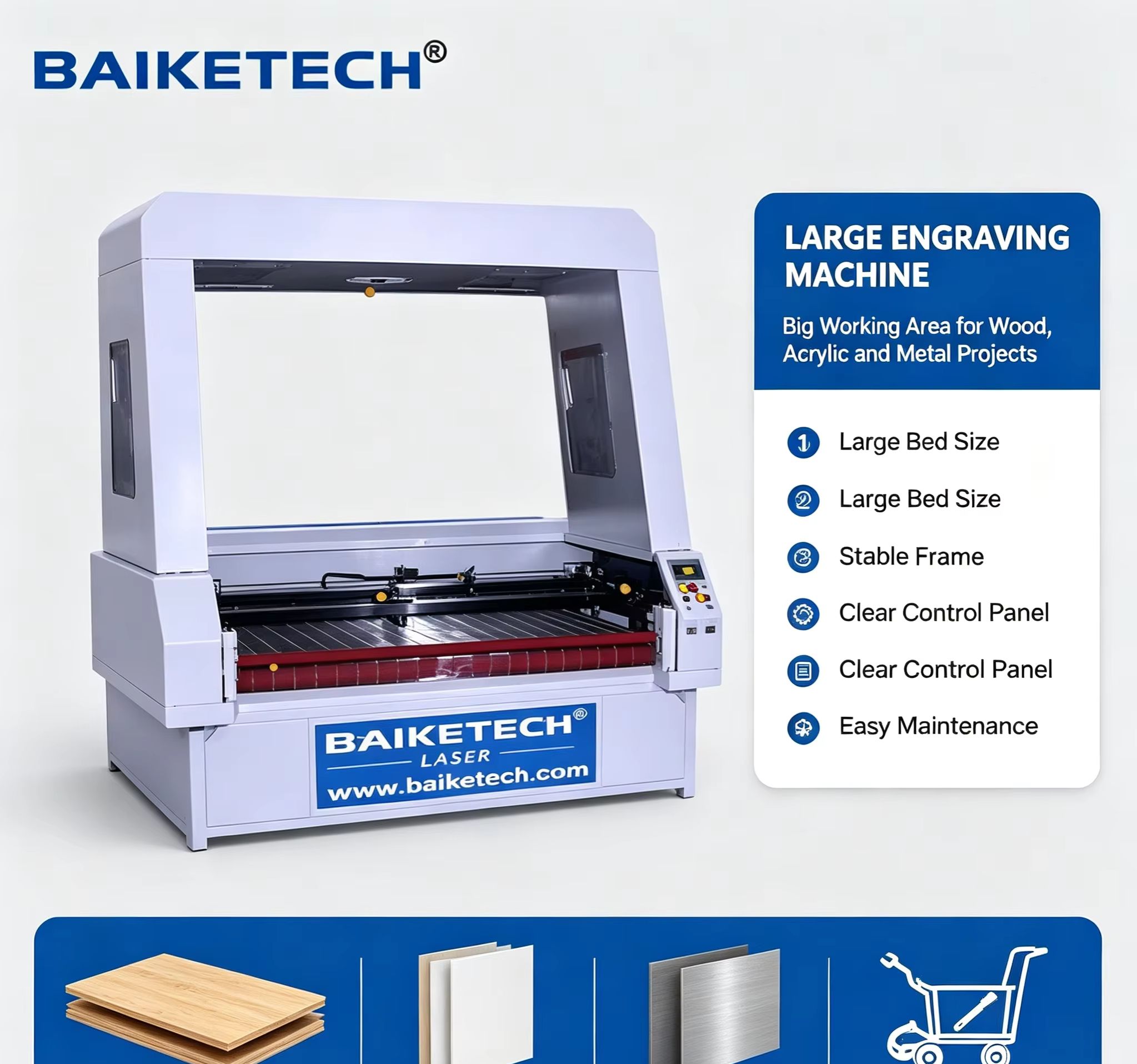 Co2 Laser Engraving Machine - 1810 CO2 Laser Engraver Cutter Machine