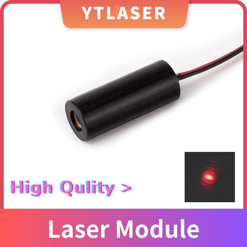 Industrial Grade Laser - PMMA/Glass Lens D8x20mm 635nm 650nm Red