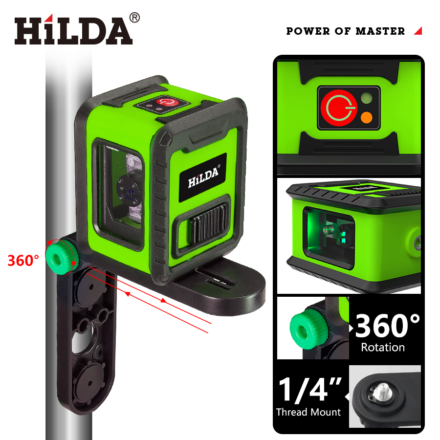 HILDA Laser Level Meter 2-Line - Industrial Laser Measurement 评论和价格