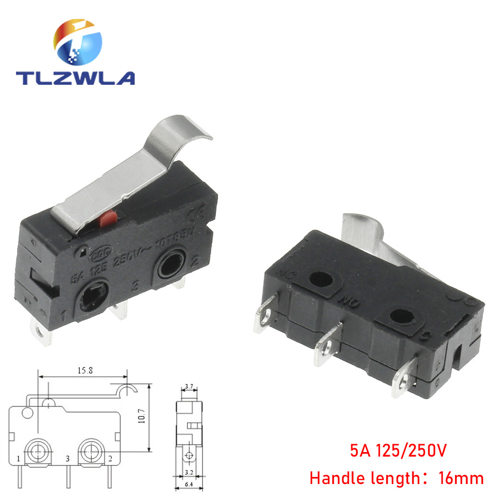 Micro Switch Copper Contact 5A - Limit Switch Cnc 评论和价格
