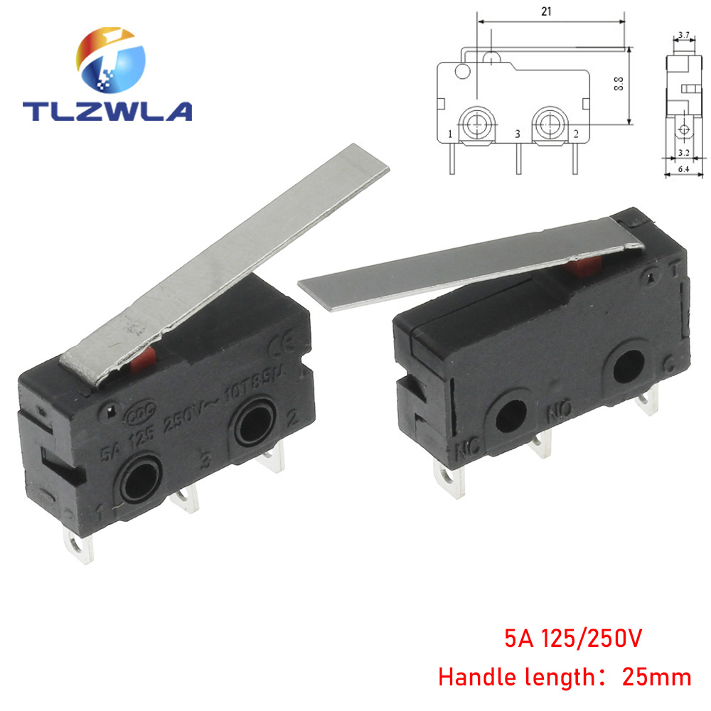 Micro Switch Copper Contact 5A - Limit Switch Cnc 评论和价格