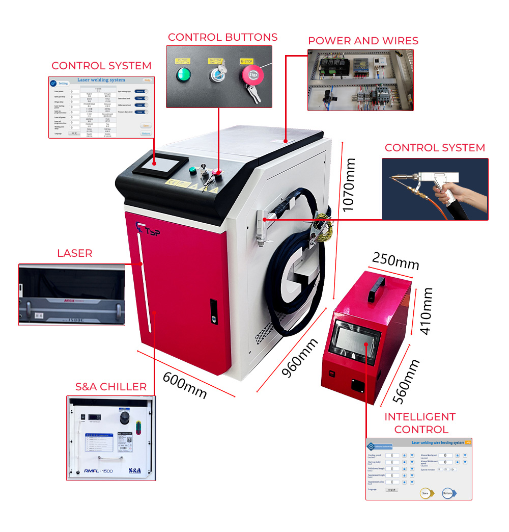 Factory Direct Sales 1000w 200 - Industrial Laser Welding Machine For Sale 评论和价格