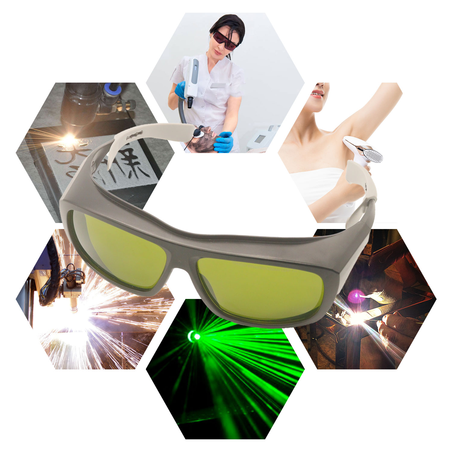 Laser Protective Glasses Hair  - Laser Safety Goggles 评论和价格