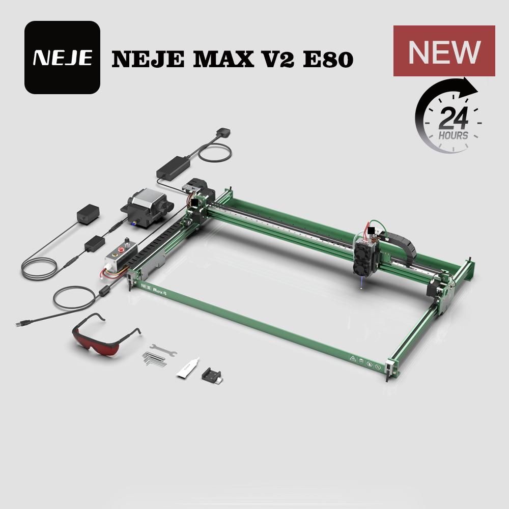 NEJE MAX V2 E80 80W 455nm Lase - Industrial Grade Laser 评论和价格