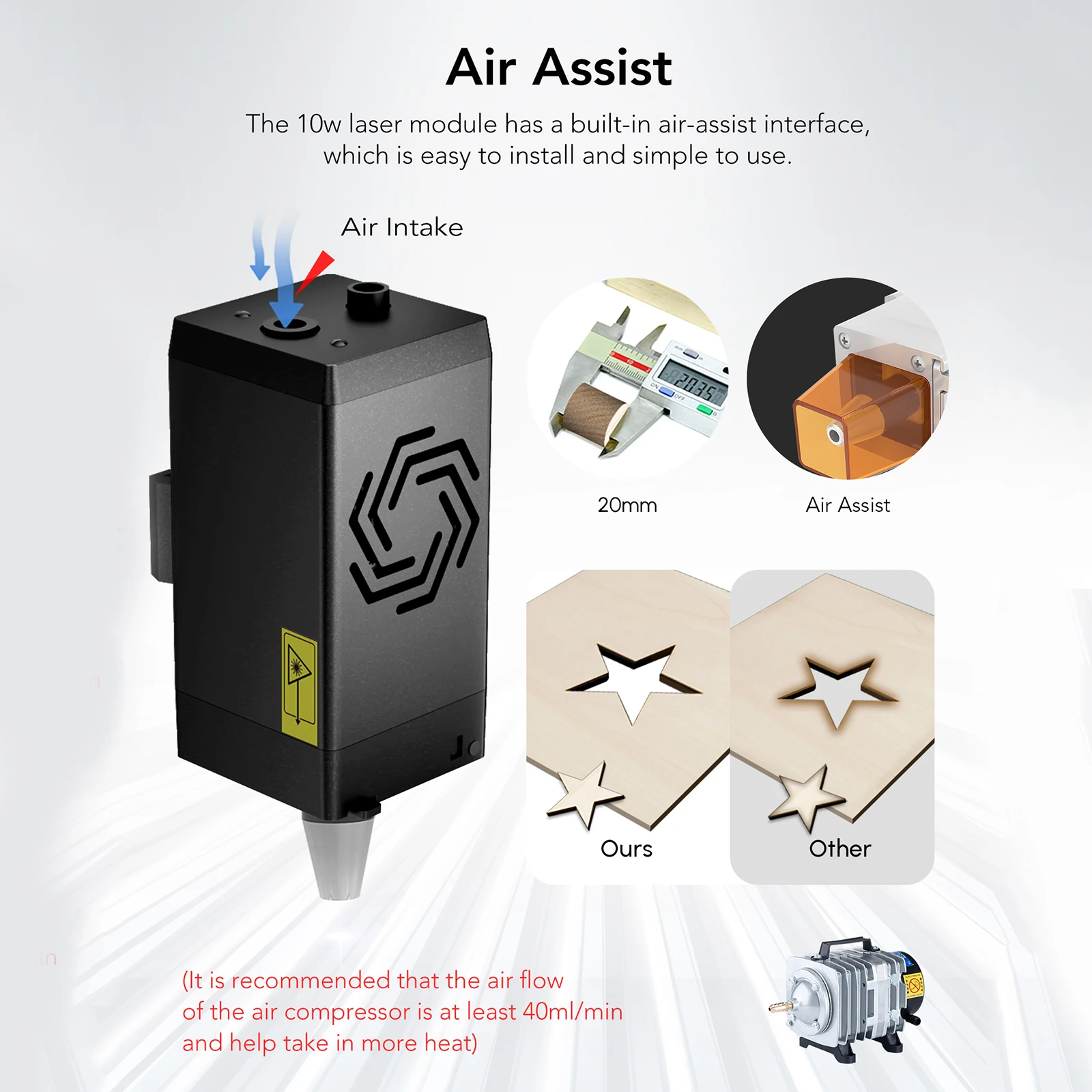 ORTUR LU2-10A 10W High Precisi - Industrial Laser Cutting 评论和价格